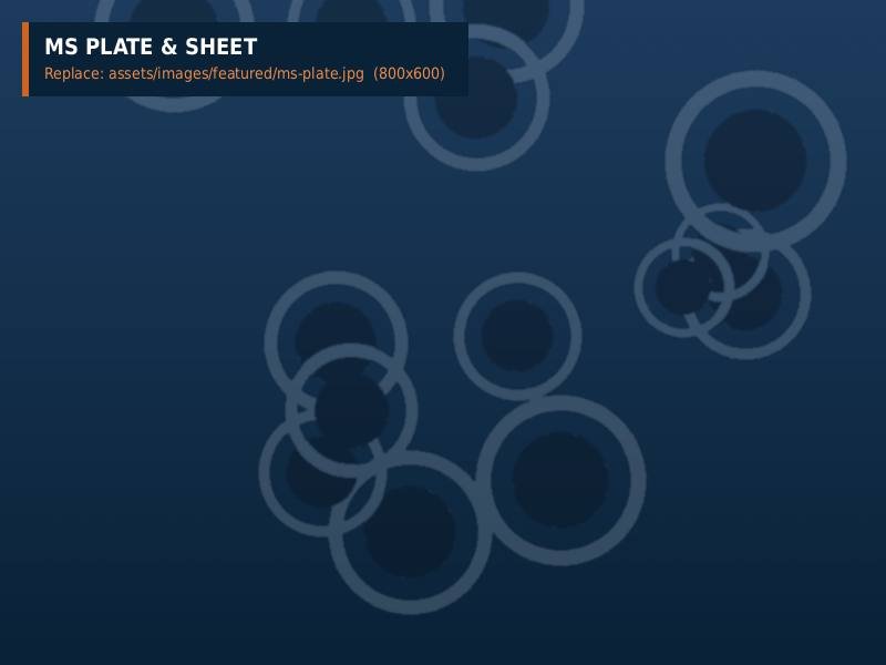 MS Plate & Sheet — Mild Steel