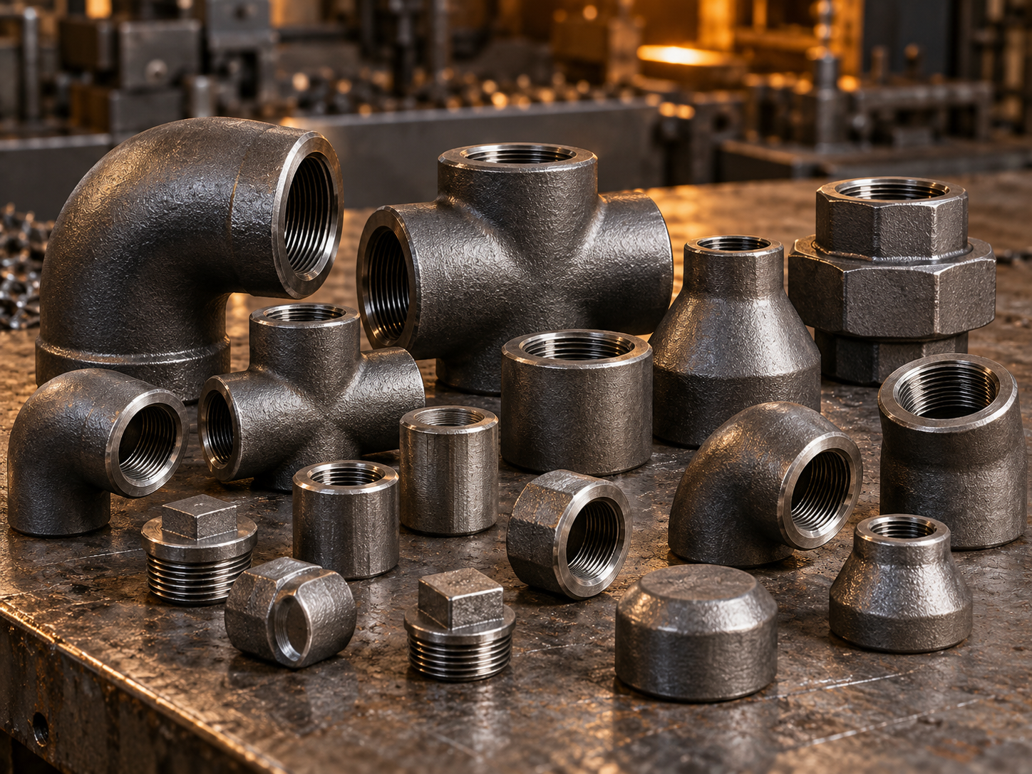 MS & CS Forge Fittings — Mild Steel & Carbon Steel