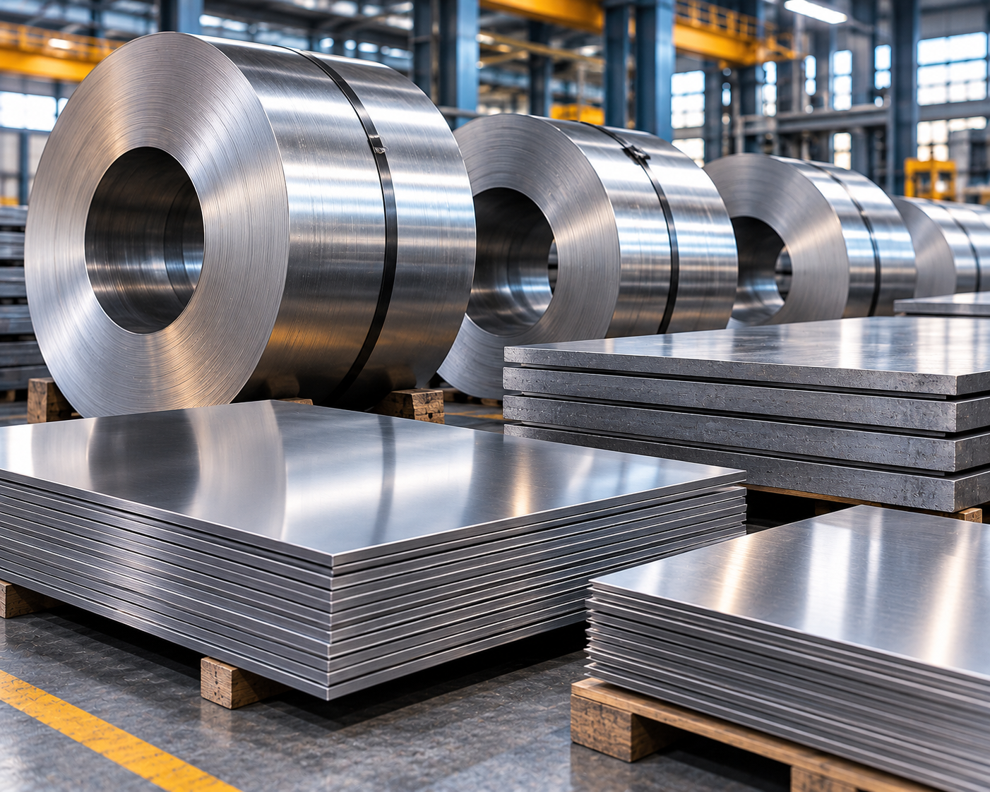 Sheets, Plates & Coils — Vedant Steel and Tubes Industries
